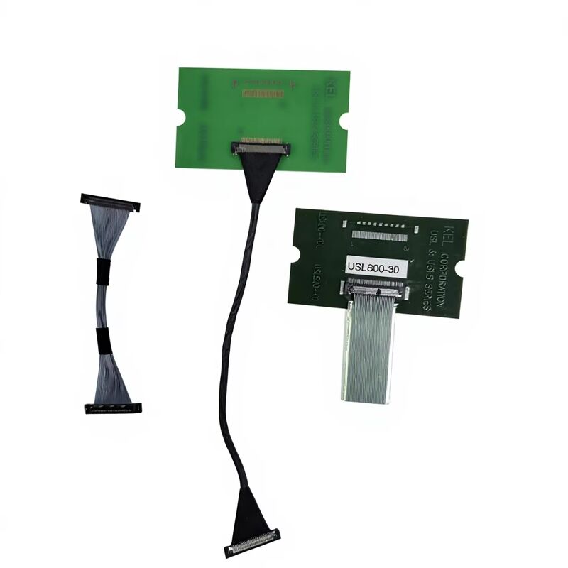 USLS20-30-010-B câble LVDS micro coaxé à 30 broches pour transmission à grande vitesse avec assemblage personnalisé de 0,4 mm pitch
