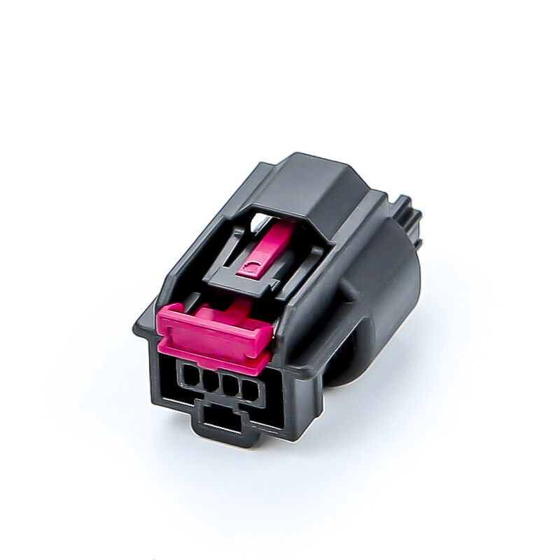 Molex 34967-4021 Boîtier de connecteur automobile noir à 4 broches avec clip de verrouillage rouge, connecteur Molex d'origine