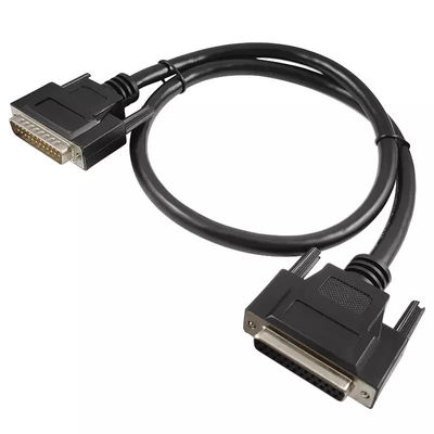 Connecteur D-Sub 25 broches Db25 à Db25 Câbles de communication parallèles mâle à femelle