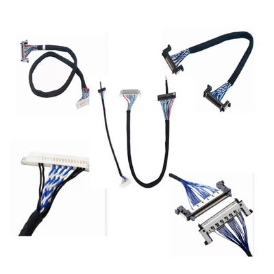 Fabricant de câbles de câblage en cuivre haut-conducteur assemblage de câble LVDS pour le transfert de données de vitesse