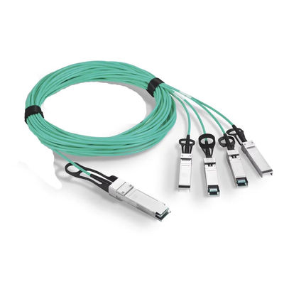 Assemblage de câble QSFP-40G 100G 200G 1m 2m 3m 5m 10m OM2 OM3 OM4 AOC Cable optique actif personnalisé QSFP+ QSFP28 QSFP56 QSFP-DD