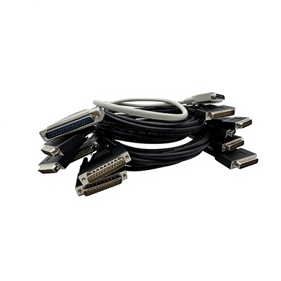 Câble USB vers DB9 RS232 personnalisé avec puces Prolific PL230/FT231X/FX232RI Isolation PVC | Assemblage de câbles pour ordinateur électronique