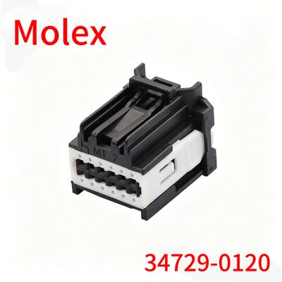 Molex 34729-0120 2,00 mm boîtier de connecteur de fil à plaque, 7 circuits, PBT blanc