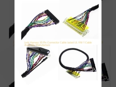 Lvds Harness 30 Pin Connector Cable Jacket UL VW-1 Assemblage de câbles
