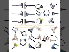 Fabricant de câbles de câblage en cuivre haut-conducteur assemblage de câble LVDS pour le transfert de données de vitesse