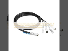 Fabricant de harnais de fil Cable personnalisé 100G QSFP-40G 28 Single Lambda Cable Assemblage Transceiver Avec le soutien de 131nm 2km