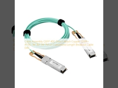 Assemblage de câble QSFP 40G raccordement direct en cuivre QSFP+ 4*10G 1M 3M 5M 7M ou câble de rupture de longueur personnalisé DAC
