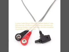 Conception de câbles personnalisés offerts par un fabricant de câbles médicaux de confiance.